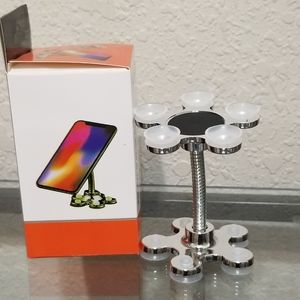 Suction Cup Silver Mobile Phone Bracket New